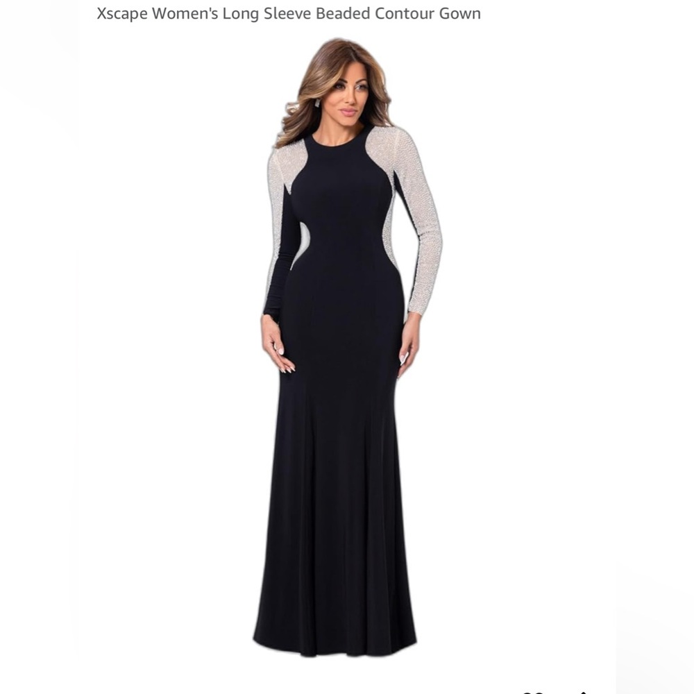 Elegant Black Evening Gown